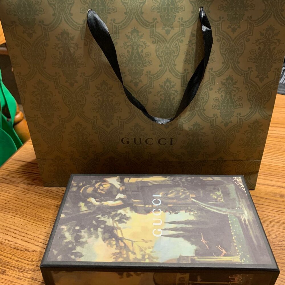 New in box Gucci Marmont long butterfly leather wallet - Picture 5 of 14